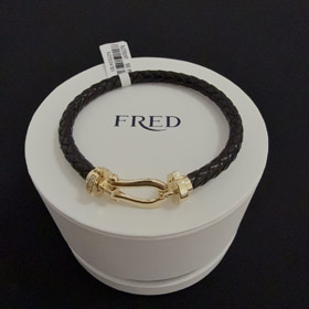 Feiden full diamond diamond horseshoe buckle bracelet-3988